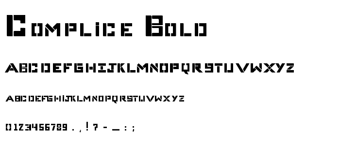 Complice Bold police